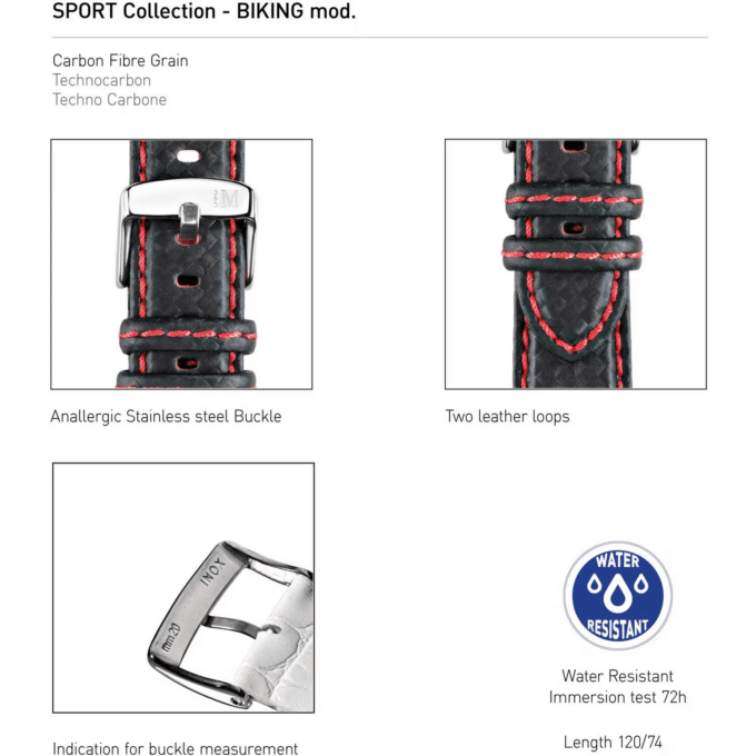 Curea Ceas Morellato Biking 20 mm